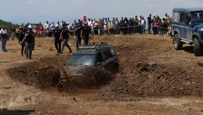Yaylada off-road yarışlarına yoğun ilgi