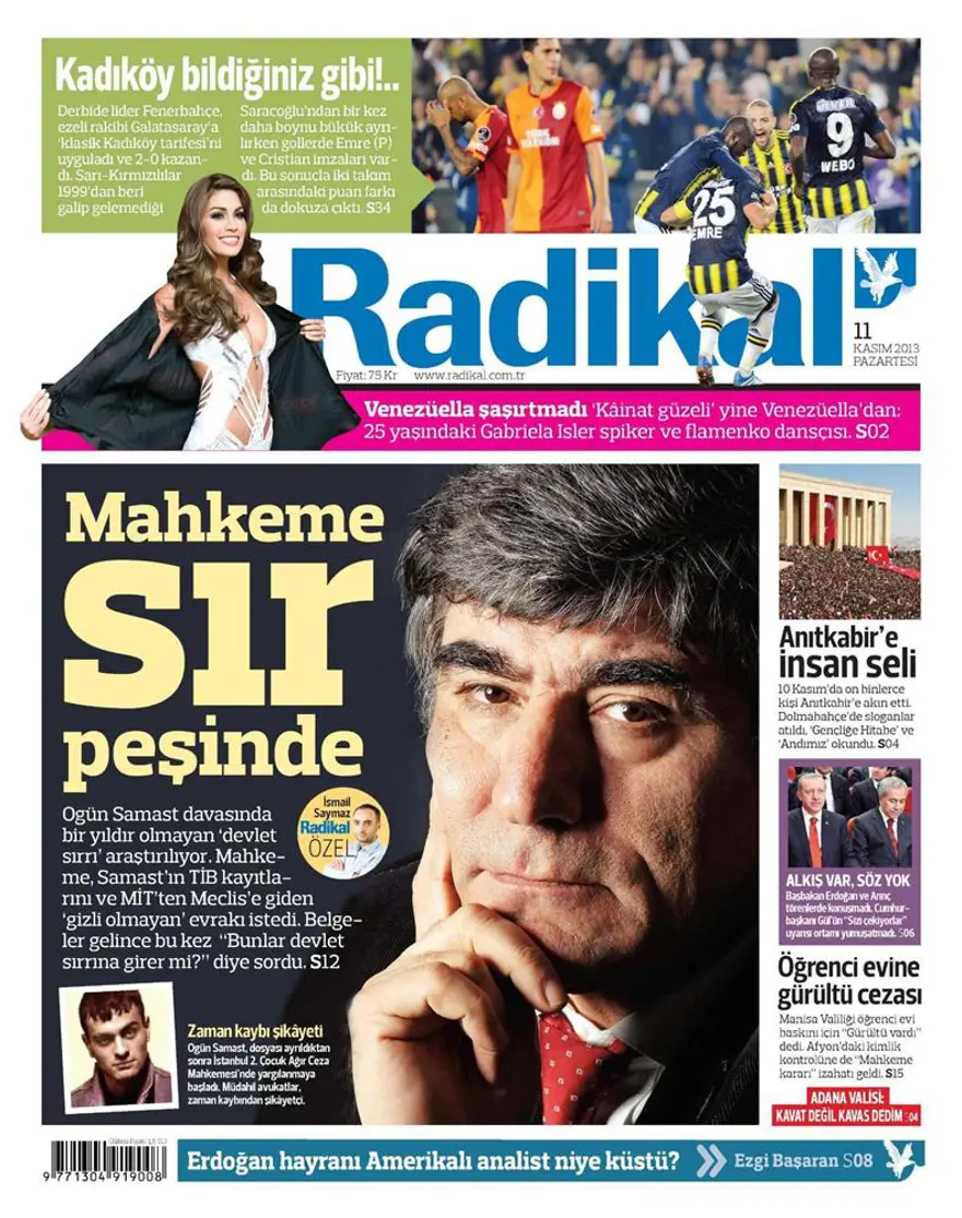 Günün manşetleri - 11 Kasım 8