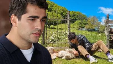 Yalı Çapkını'nın Ferit Korhan'ı Mert Ramazan Demir'den patili dostuyla poz