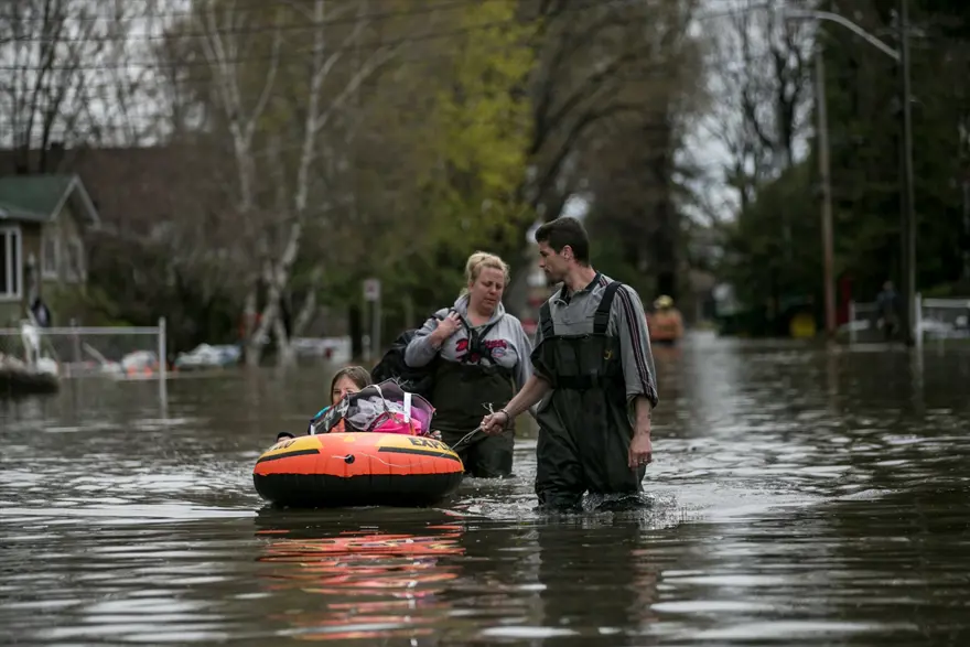 Kanada'da sel felaketi 3 Kanada'da sel felaketi 3