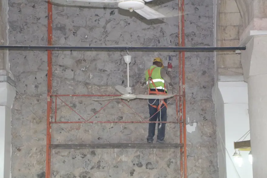 860 yıllık tarihi Cizre Ulu Camisi'ne restorasyon 9