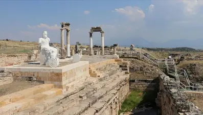 Pamukkale'deki 'Cehennem Kapısı' 1500 yıl sonra açıldı