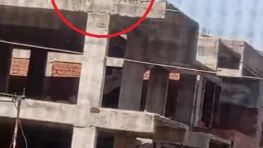 Kesilecek koç sahibinden kaçıp inşaata sığındı