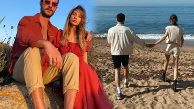 Lider Şahin ile Ecem Çırpan'dan mutluluk pozu