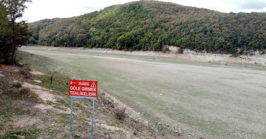 Trakya'da, İstanbul'un suyunu karşılayan barajlar kurudu 13