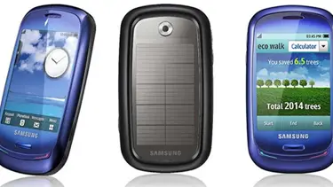 Bu telefon güneşle çalışıyor
