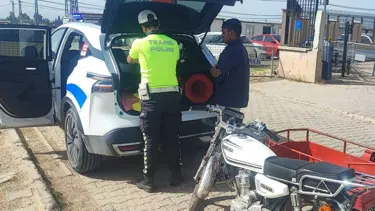 Motosikletli şov pahalıya patladı