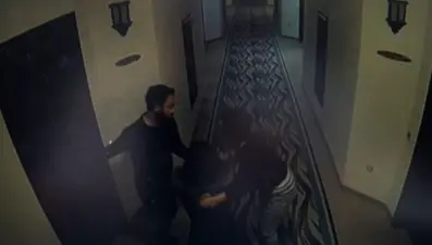 Kartalkaya faciasından yeni görüntü: Otelin yöneticileri yangın anında böyle kaçmışlar