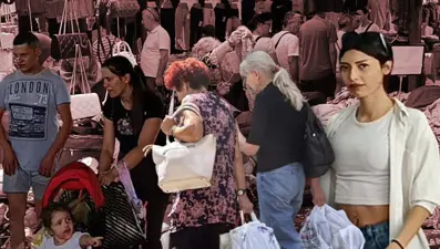 Edirne Ulus Pazarı'na komşudan akın: Hem toptan hem perakende alıyorlar