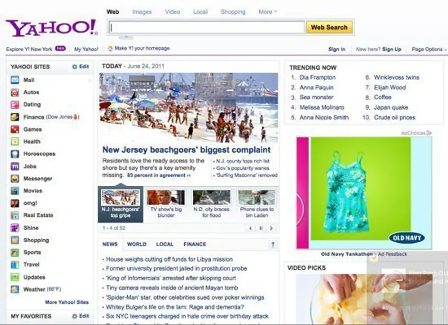 3. Yahoo.com 15