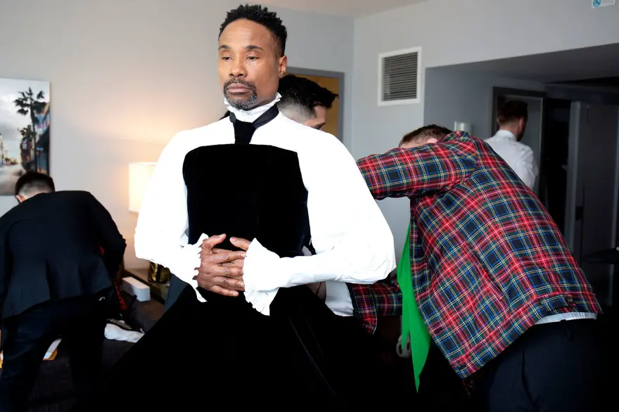 91. Oscar Ödülleri (Oscar 2019) kırmızı halısında elbise-smokin (Billy Porter'ın Cindrella smokini) 5