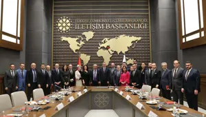 İletişim Başkanı Duran, Türkiye Basın Federasyonu heyetini kabul etti