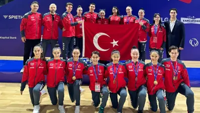 Milli cimnastikçiler Avrupa şampiyonu