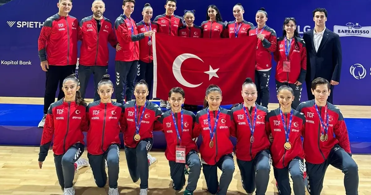 Milli cimnastikçiler Avrupa şampiyonu