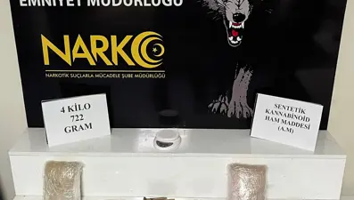 Adana'da uyuşturucu operasyonu: 4 kilodan fazla  sentetik uyuşturucu ham maddesi ele geçirildi