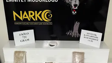 Adana'da uyuşturucu operasyonu: 4 kilodan fazla sentetik uyuşturucu ham maddesi ele geçirildi