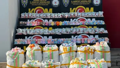 Adana'da 2 binden fazla gümrük kaçağı oyuncak ele geçirildi


