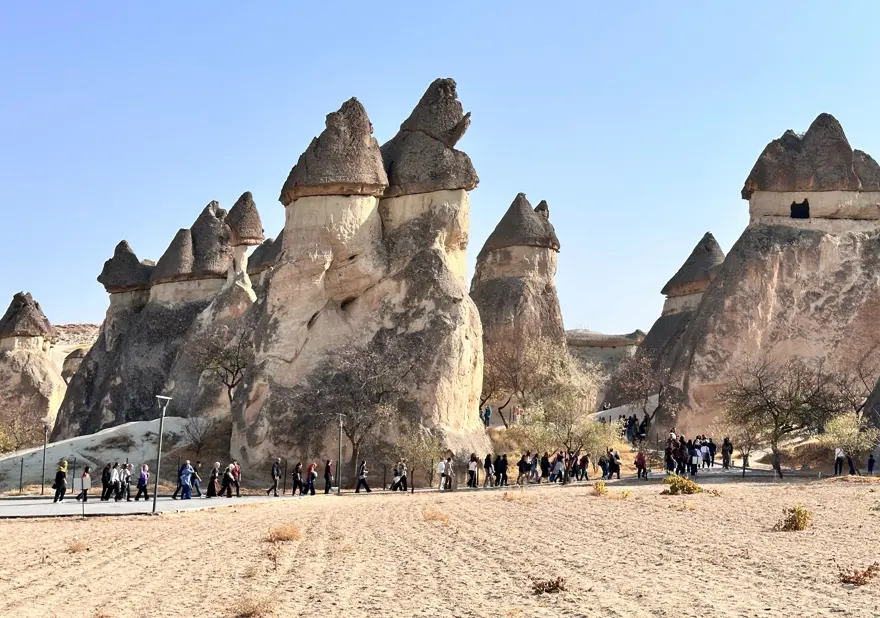 Öğrenci ve ailelerin ara tatil rotası Kapadokya oldu 2