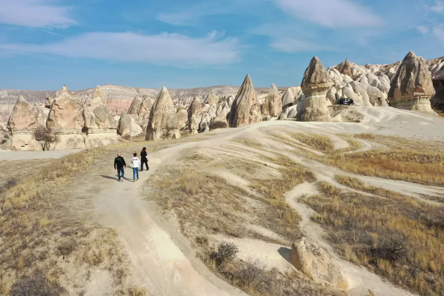 Öğrenci ve ailelerin ara tatil rotası Kapadokya oldu 