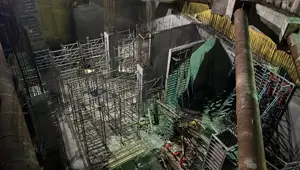 Beyoğlu'nda metro inşaatında iskele çöktü: 1 işçi hayatını kaybetti