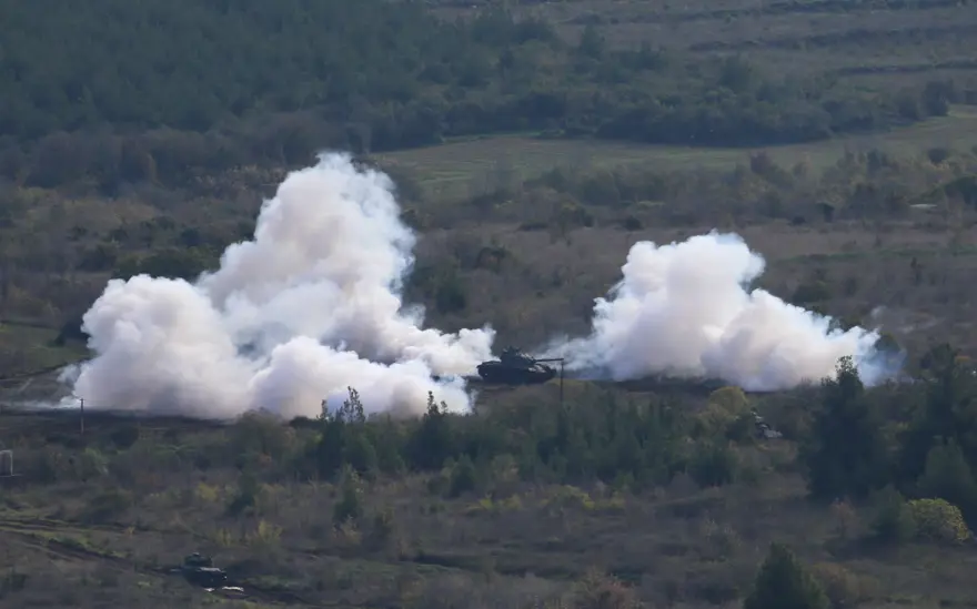 Çanakkale'de seferberlik tatbikatı: Hedefler ateş altına alındı 