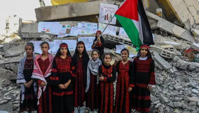 Dünya Çocuk Hakları gününde Gazzeli çocuklar bir arada 