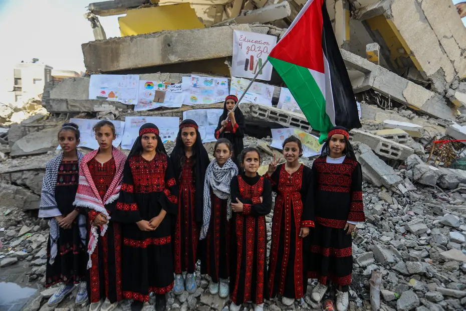 Dünya Çocuk Hakları gününde Gazzeli çocuklar bir arada 