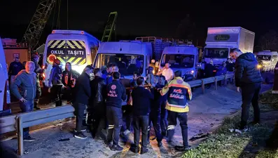 Bursa'da zincirleme kaza: 1 ölü