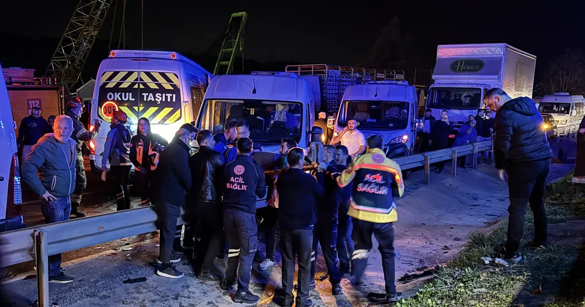 Bursa'da zincirleme kaza: 1 ölü