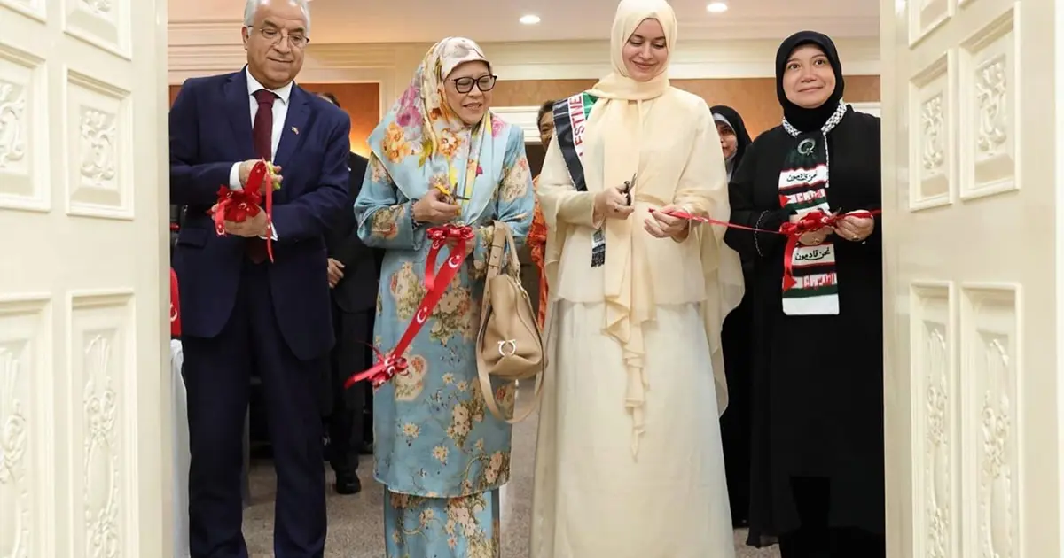 “Direniş I: Filistin Kolektif Hafızası” sergisi Brunei Yunus Emre Türk Kültür Merkezi’nde