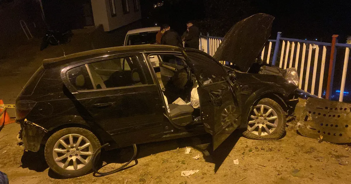 Uçuruma yuvarlanan aracın sürücüsü öldü