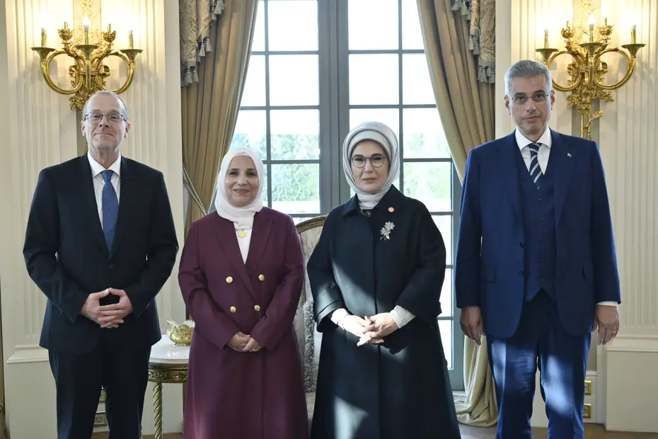 Emine Erdoğan, DSÖ heyetiyle görüştü