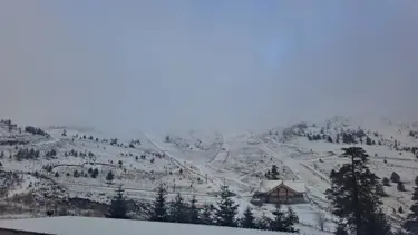 Sağanak yerini kara bıraktı