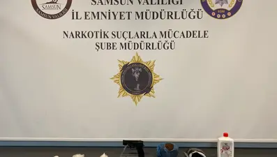 Samsun&#x27;da çatıda uyuşturucu ele geçirildi