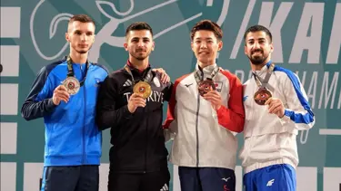 Milli karateci altın madalya kazandı