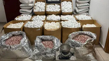 Milyonlarca uyuşturucu hap ele geçirildi