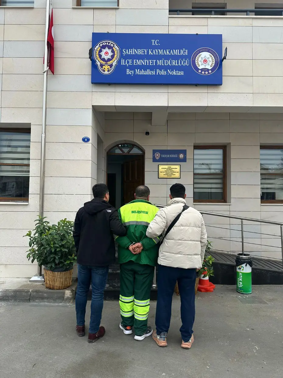 Gaziantep'te belediye işçisi kılığına giren hükümlü yakalandı