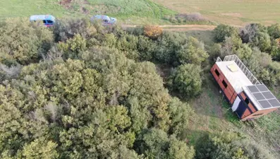 Bursa'da 1 milyon 200 bin liralık tiny house'u çaldılar 