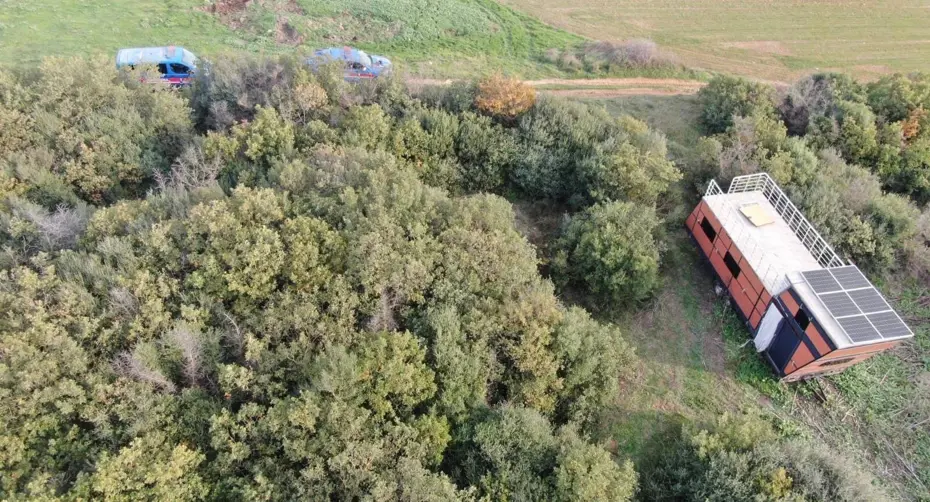 Bursa'da 1 milyon 200 bin liralık tiny house'u çaldılar 