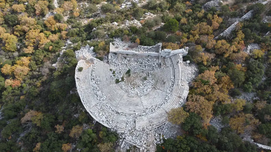 Yukarıdan kartal yuvasını andırıyor, Türkiye'nin en iyi korunan bölgelerinden biri