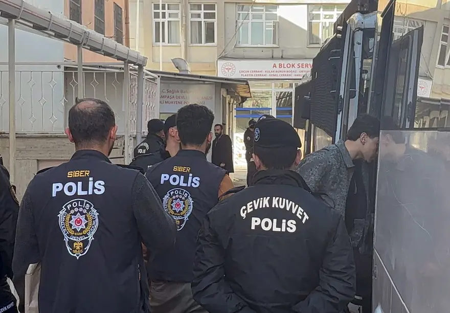 37 ŞÜPHELİ ADLİYEYE SEVK EDİLDİ 1