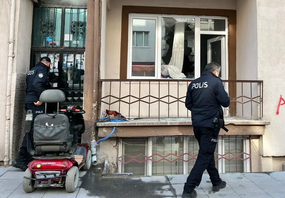 Aksaray'da eve baltalı baskın