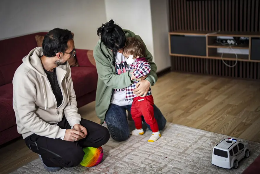 Pitbull saldırısına uğrayan minik Efe taburcu edildi 2