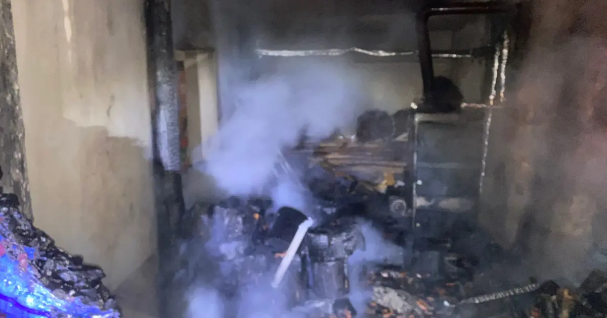 Evde kalorifer kazanı bomba gibi patladı. 3 yaralı