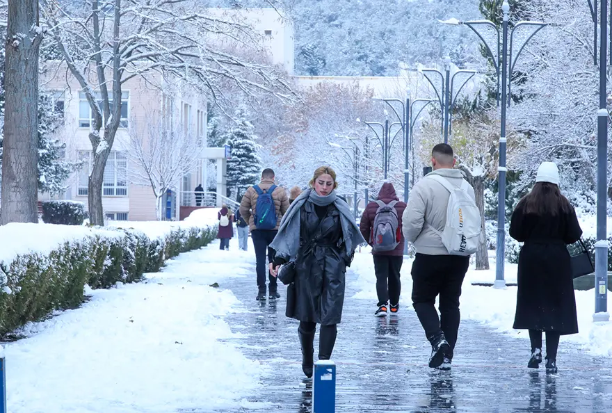 GAZİANTEP'TE KAR YAĞIŞI 5