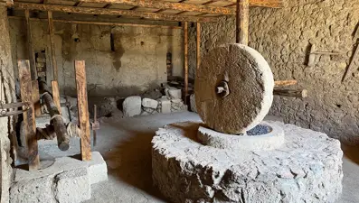 Syedra Antik Kenti meğer zeytinyağı fabrikasıymış. Evler üretimle iç içe