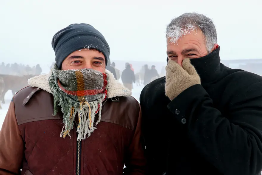 Sokağa çıkanın saçı dondu! İşte Türkiye'nin en soğuk yeri: -30,3 derece 4