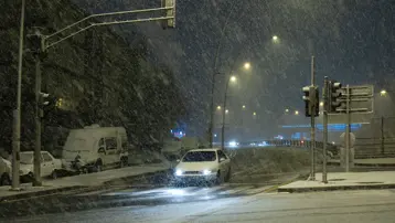 Başkentte kar yağışı 