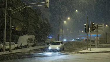 Başkentte kar yağışı 