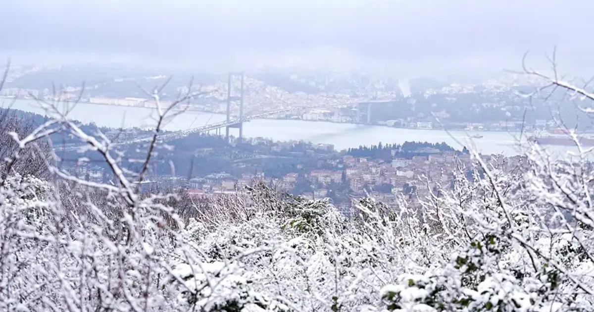 İstanbul'da buzlanma ve kar uyarısı. Sıcaklık -5 derece hissedilecek